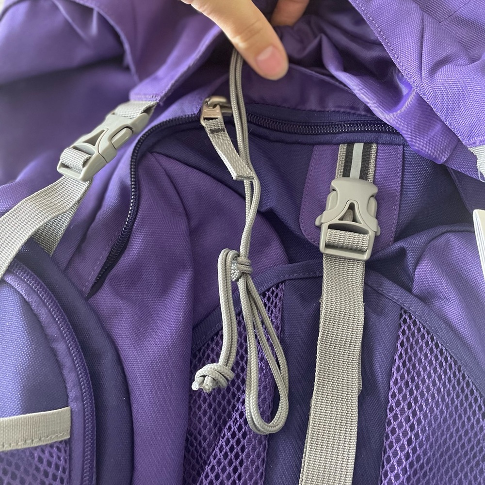 Jansport Purple Katahkin 40L Hiking Backpack - Picture 5 of 10